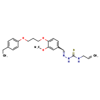 1-[(E)-({4-[3-(4-ethylphenoxy)propoxy]-3-methoxyphenyl}methylidene)amino]-3-(prop-2-en-1-yl)thiourea