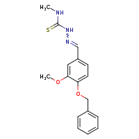1-[(E)-{[4-(benzyloxy)-3-methoxyphenyl]methylidene}amino]-3-methylthiourea
