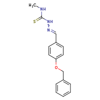 1-[(E)-{[4-(benzyloxy)phenyl]methylidene}amino]-3-methylthiourea