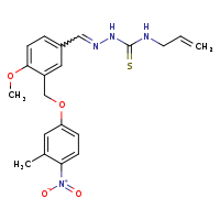 1-[(E)-{[4-methoxy-3-(3-methyl-4-nitrophenoxymethyl)phenyl]methylidene}amino]-3-(prop-2-en-1-yl)thiourea