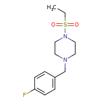 1-(ethanesulfonyl)-4-[(4-fluorophenyl)methyl]piperazine