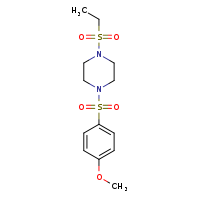 1-(ethanesulfonyl)-4-(4-methoxybenzenesulfonyl)piperazine