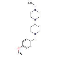 1-ethyl-4-{1-[(4-methoxyphenyl)methyl]piperidin-4-yl}piperazine