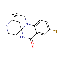 1'-ethyl-6'-fluoro-3'H-spiro[piperidine-4,2'-quinazolin]-4'-one