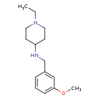 1-ethyl-N-[(3-methoxyphenyl)methyl]piperidin-4-amine