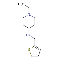 1-ethyl-N-(thiophen-2-ylmethyl)piperidin-4-amine