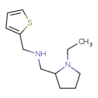 [(1-ethylpyrrolidin-2-yl)methyl](thiophen-2-ylmethyl)amine