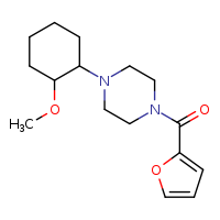 1-(furan-2-carbonyl)-4-(2-methoxycyclohexyl)piperazine