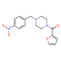 1-(furan-2-carbonyl)-4-[(4-nitrophenyl)methyl]piperazine