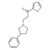 1-(furan-2-yl)-3-(3-phenylpyrrolidin-1-yl)propan-1-one