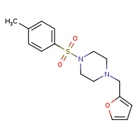 1-(furan-2-ylmethyl)-4-(4-methylbenzenesulfonyl)piperazine