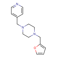 1-(furan-2-ylmethyl)-4-(pyridin-4-ylmethyl)piperazine