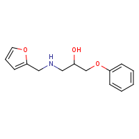 1-[(furan-2-ylmethyl)amino]-3-phenoxypropan-2-ol