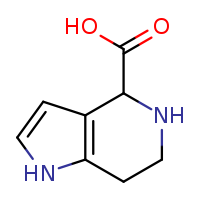 1H,4H,5H,6H,7H-pyrrolo[3,2-c]pyridine-4-carboxylic acid