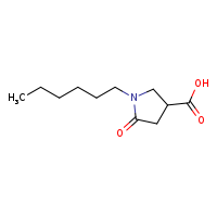 1-hexyl-5-oxopyrrolidine-3-carboxylic acid