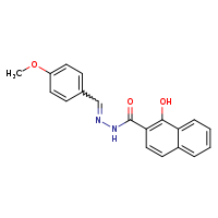 1-hydroxy-N'-[(E)-(4-methoxyphenyl)methylidene]naphthalene-2-carbohydrazide