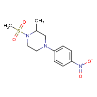 1-methanesulfonyl-2-methyl-4-(4-nitrophenyl)piperazine