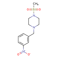 1-methanesulfonyl-4-[(3-nitrophenyl)methyl]piperazine