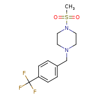 1-methanesulfonyl-4-{[4-(trifluoromethyl)phenyl]methyl}piperazine