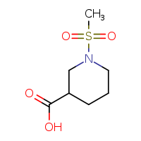1-methanesulfonylpiperidine-3-carboxylic acid