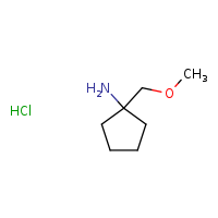 1-(methoxymethyl)cyclopentan-1-amine hydrochloride