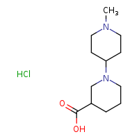 1'-methyl-[1,4'-bipiperidine]-3-carboxylic acid hydrochloride