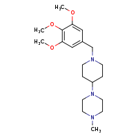 1-methyl-4-{1-[(3,4,5-trimethoxyphenyl)methyl]piperidin-4-yl}piperazine