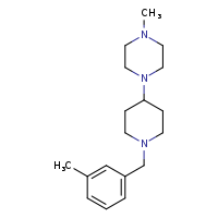 1-methyl-4-{1-[(3-methylphenyl)methyl]piperidin-4-yl}piperazine