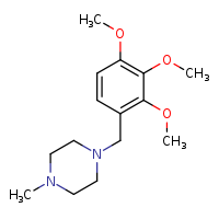 1-methyl-4-[(2,3,4-trimethoxyphenyl)methyl]piperazine