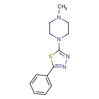 1-methyl-4-(5-phenyl-1,3,4-thiadiazol-2-yl)piperazine