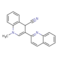 1'-methyl-4'H-[2,3'-biquinoline]-4'-carbonitrile