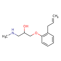 1-(methylamino)-3-[2-(prop-2-en-1-yl)phenoxy]propan-2-ol