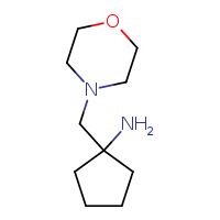 1-(morpholin-4-ylmethyl)cyclopentan-1-amine