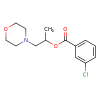 1-(morpholin-4-yl)propan-2-yl 3-chlorobenzoate