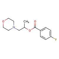 1-(morpholin-4-yl)propan-2-yl 4-fluorobenzoate