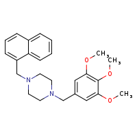 1-(naphthalen-1-ylmethyl)-4-[(3,4,5-trimethoxyphenyl)methyl]piperazine