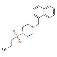 1-(naphthalen-1-ylmethyl)-4-(propane-1-sulfonyl)piperazine
