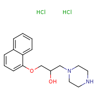 1-(naphthalen-1-yloxy)-3-(piperazin-1-yl)propan-2-ol dihydrochloride