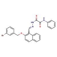 1-{N'-[(E)-{2-[(3-bromophenyl)methoxy]naphthalen-1-yl}methylidene]hydrazinecarbonyl}-N-phenylformamide