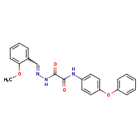 1-{N'-[(E)-(2-methoxyphenyl)methylidene]hydrazinecarbonyl}-N-(4-phenoxyphenyl)formamide