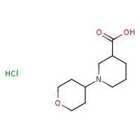 1-(oxan-4-yl)piperidine-3-carboxylic acid hydrochloride
