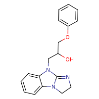 1-phenoxy-3-{2,5,7-triazatricyclo[6.4.0.0²,?]dodeca-1(12),5,8,10-tetraen-7-yl}propan-2-ol