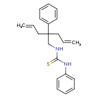 1-phenyl-3-[2-phenyl-2-(prop-2-en-1-yl)pent-4-en-1-yl]thiourea