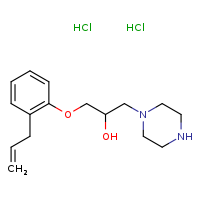 1-(piperazin-1-yl)-3-[2-(prop-2-en-1-yl)phenoxy]propan-2-ol dihydrochloride