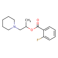 1-(piperidin-1-yl)propan-2-yl 2-fluorobenzoate