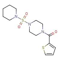1-(piperidine-1-sulfonyl)-4-(thiophene-2-carbonyl)piperazine