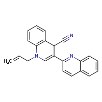 1'-(prop-2-en-1-yl)-4'H-[2,3'-biquinoline]-4'-carbonitrile