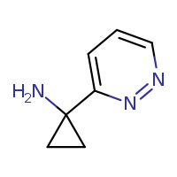 1-(pyridazin-3-yl)cyclopropan-1-amine