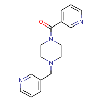 1-(pyridin-3-ylmethyl)-4-(pyridine-3-carbonyl)piperazine