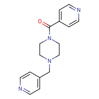 1-(pyridin-4-ylmethyl)-4-(pyridine-4-carbonyl)piperazine
